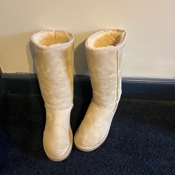 UGG tall boots II, waterproof suede, wool lining - Picture 2 of 9